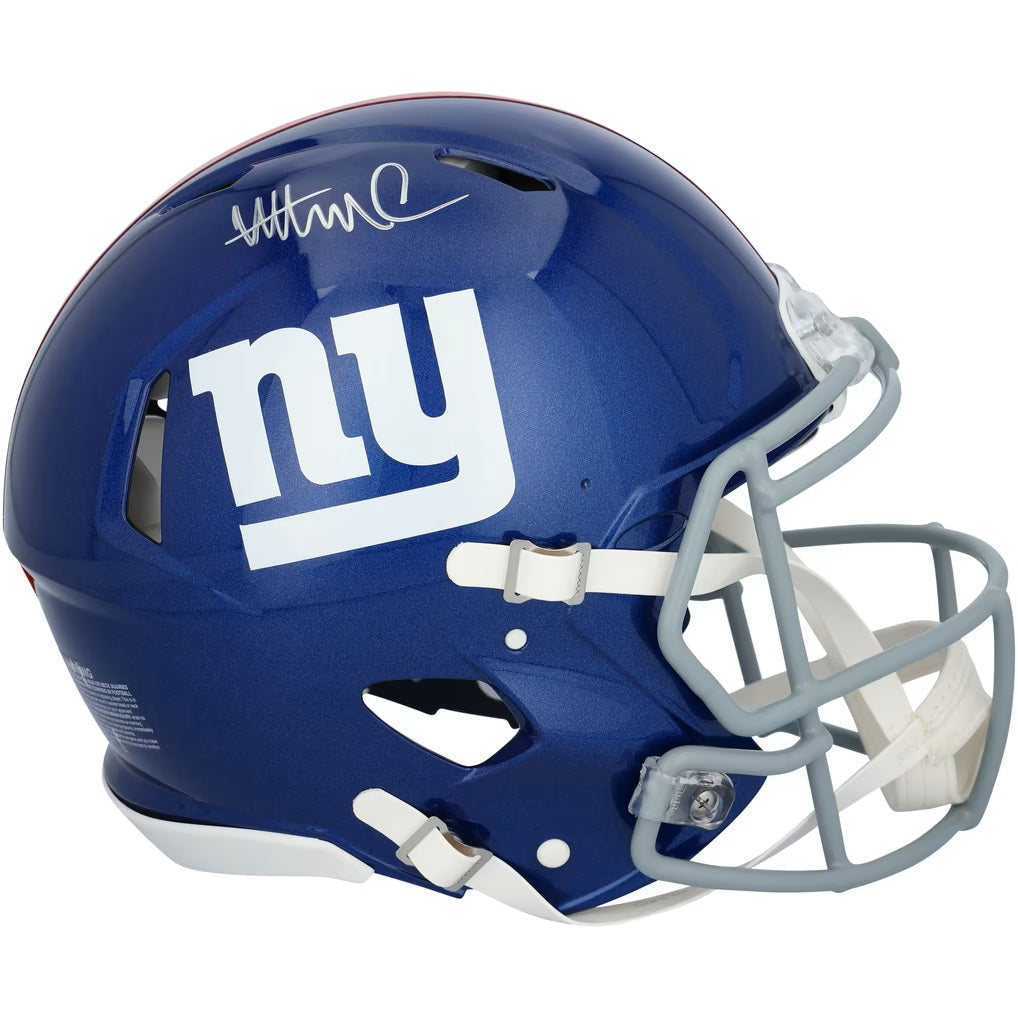 Abdul Carter Signed New York Giants Full Size Authentic Speed Helmet Fanatics