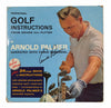 Arnold Palmer Signed Personal Golf Instructions 2-LP Record Cover JSA Hologram