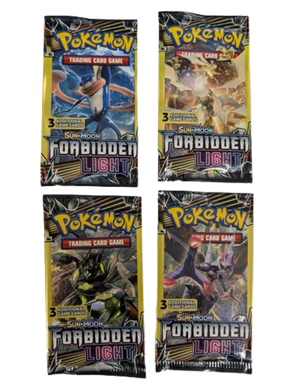 Sealed Case Forbidden Light 3 Cards Packs