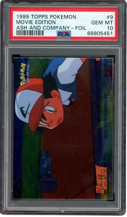 PSA 10 Ash And Company 1999 Topps Movie Edition