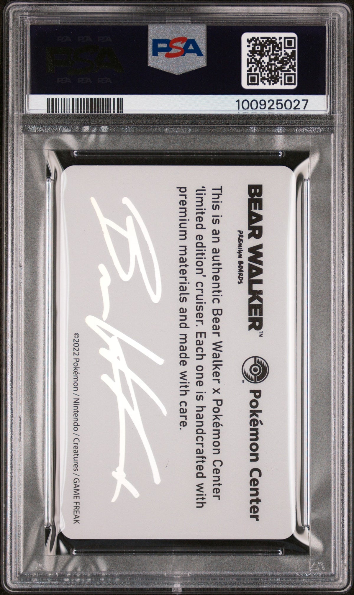 PSA 9 Bulbasaur 2022 Pc X Bear Walker