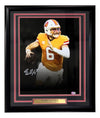 Baker Mayfield Signed Framed 16x20 Buccaneers Spotlight Orange Jersey Photo BAS