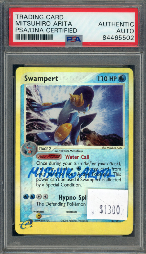 PSA Authentic Mitsuhiro Arita Auto Swampert