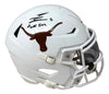 Bijan Robinson Signed Texas MIDI SpeedFlex Helmet Hook Em BAS