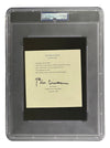 Bill Clinton Signed 5x6 Mock White House Statement Letter Monica Lewinsky PSA