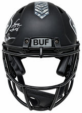 Jim Kelly Thomas Reed Signed Bills FS Salute To Service Authentic Helmet JSA QR