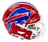 Jim Kelly Thomas Reed Signed Bills FS T/B Authentic SpeedFlex Helmet JSA QR