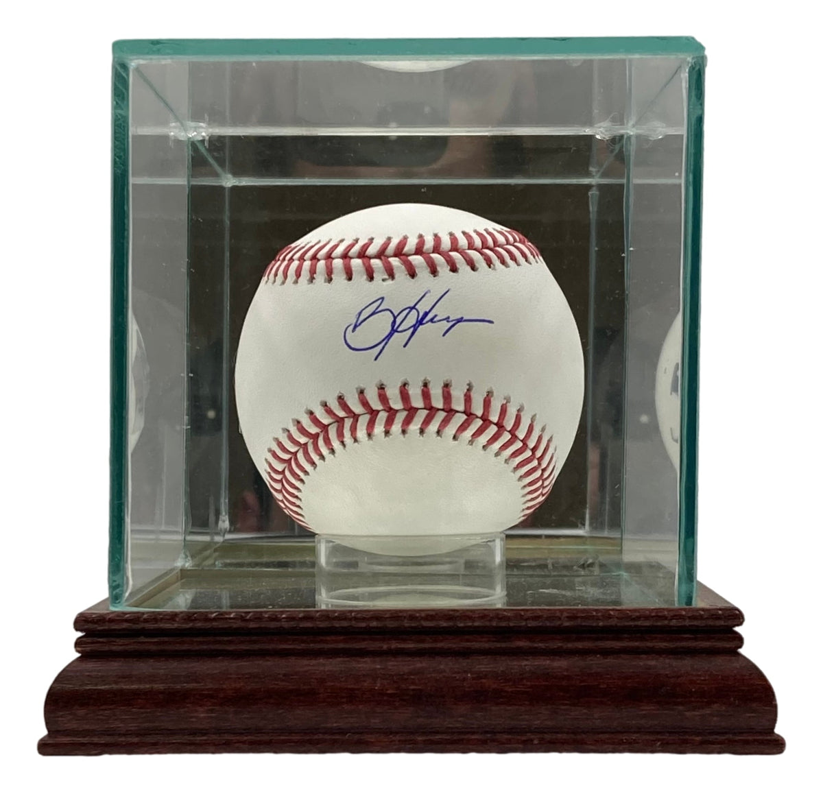 Bryce Harper Philadelphia Phillies Signed Official MLB Baseball w/ Case Fanatics