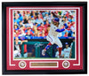 Bryce Harper Signed Framed 16x20 Phillies Cream Jersey Photo Fanatics+MLB