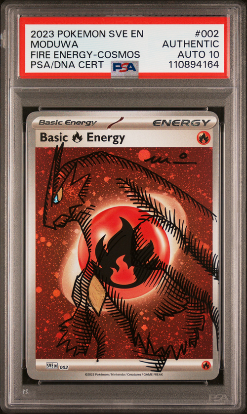 PSA Auto Gem Mt Moduwa Basic Fire Energy Fire Energy-Cosmos