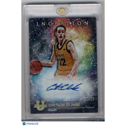 2023 Bowman University Inception Caitlin Clark #Pmp-Cc Primordial Prospect Autograph /99