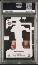 2022 PANINI CLEARLY DONRUSS 99 BROCK PURDY AUTOGRAPH PSA 10