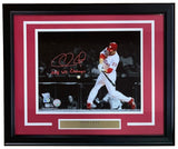 Chase Utley Signed Framed 11x14 Philadelphia Phillies Photo 2008 Champs Fanatics