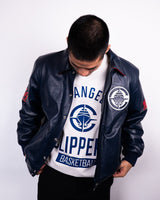 Clippers Wave Leather Jacket
