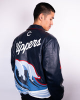 Clippers Wave Leather Jacket