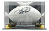 Cooper Dejean Signed Eagles Logo Football Fanatics w/ Super Bowl 59 LIX Case