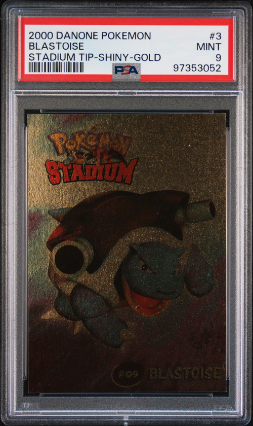 PSA 9 Blastoise Stadium Tip-Shiny-Gold