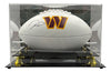 Jayden Daniels Signed Washington Commanders Logo Football Fanatics w/ Case