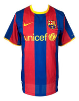 David Villa Signed Barcelona Nike Soccer Jersey BAS
