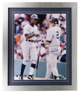 Derek Jeter Alfonso Soriano Signed Framed New York Yankees 16x20 Photo PSA LOA