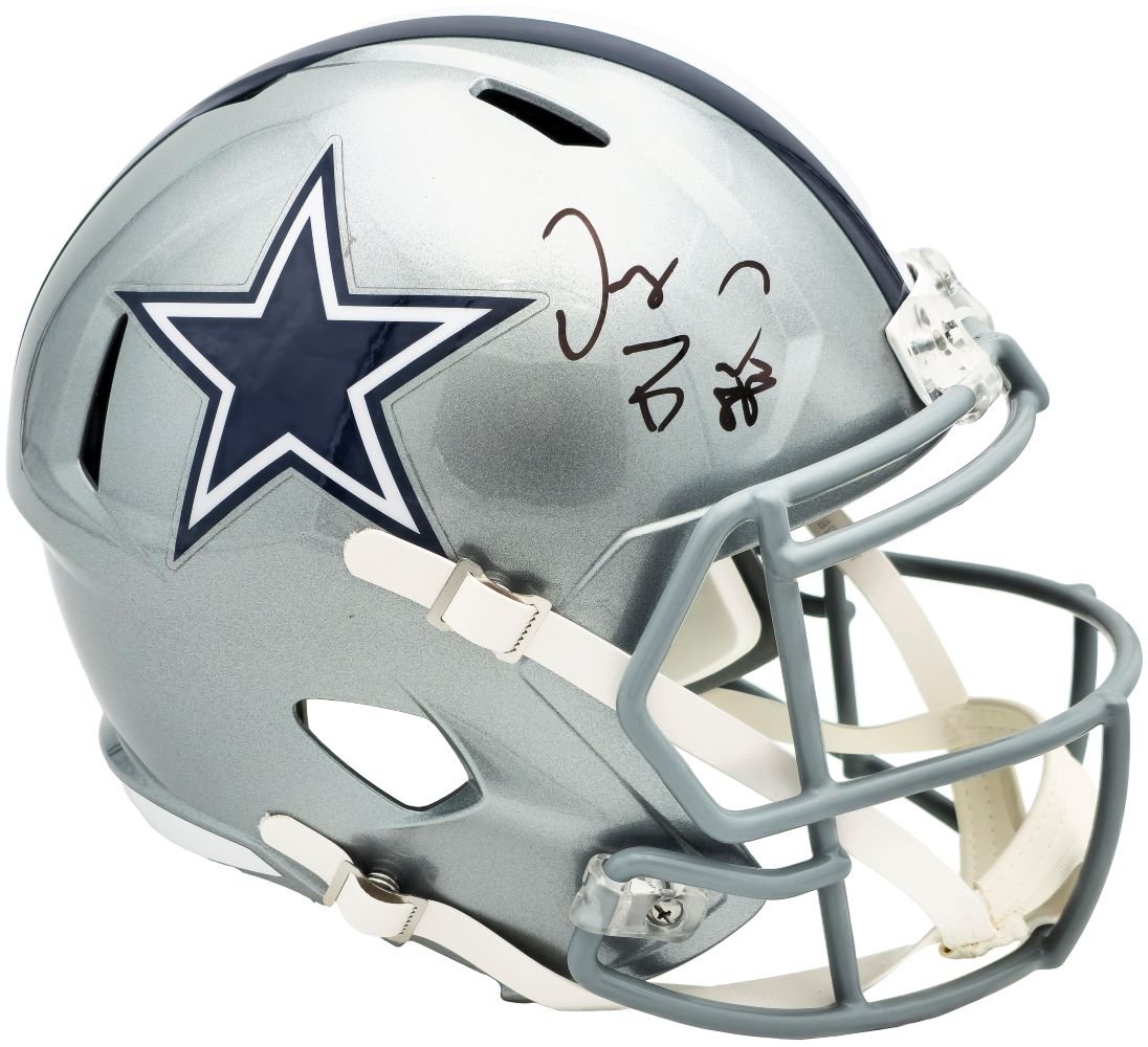 Dez Bryant Signed Dallas Cowboys Full Size Speed Replica Helmet BAS