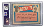 Dolph Lundgren Signed In Blue Ivan Drago 1985 Topps #21 Trading Card PSA/DNA
