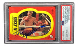Dolph Lundgren Signed Ivan Drago 1985 Topps #6 Sticker Card PSA/DNA Gem MT 10