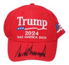 President Donald Trump Signed 2024 Take America Back Adjustable Hat JSA LOA