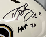 Drew Brees Signed New Orleans Saints FS Retro Authentic Speed Helmet HOF 26 BAS