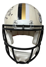 Drew Brees Signed New Orleans Saints FS Retro Authentic Speed Helmet HOF 26 BAS