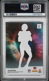 2023 Panini Clearly Donruss Night Moves 6 Joe Burrow PSA 10