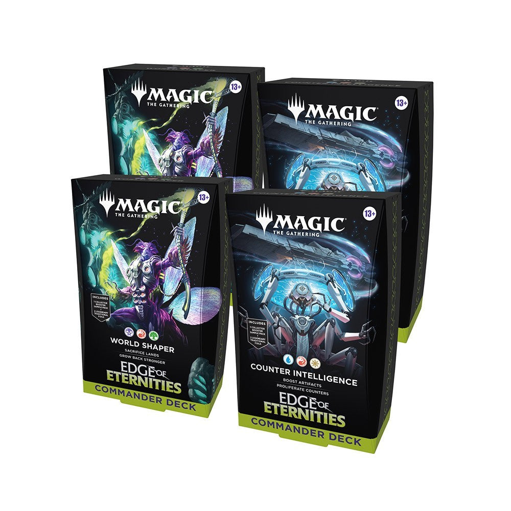 Magic The Gathering Edge Of Eternities Commander 4-Deck Case