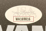 Joe Elliott Phil Collen Def Leppard Signed 15" Black Evans Drum Head JSA Holo