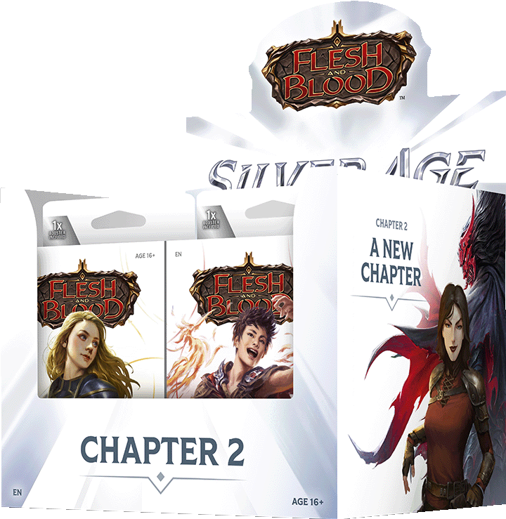 Flesh And Blood TCG - Silver Age - Chapter 2 - Counter Display Unit (10X Decks)