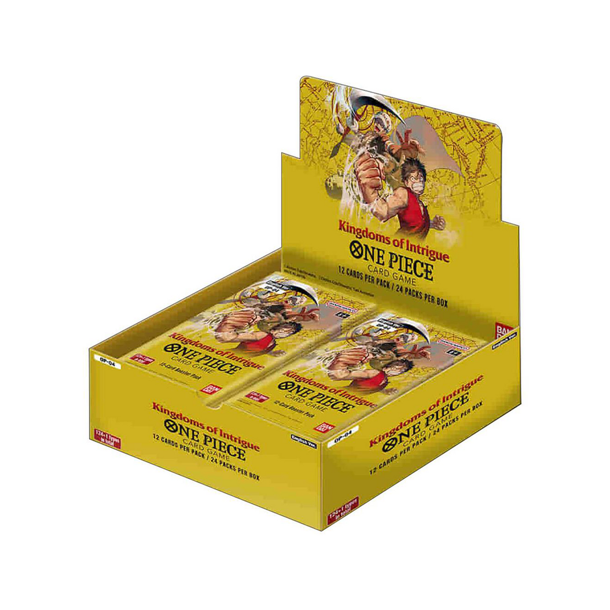 Bandai One Piece English Booster Box Kingdoms Of Intrigue (Op04)