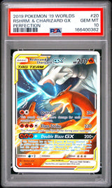2019 Pokemon 2019 World Championships Deck - Perfection 20 Reshiram & Charizard Gx PSA 10