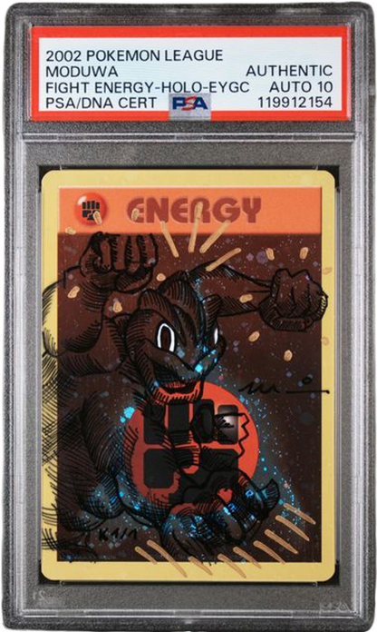 PSA Auto 10 Moduwa Machamp Fighting Energy-Holo