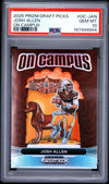 2025 PANINI PRIZM DRAFT PICKS ON CAMPUS OC-JAN JOSH ALLEN PSA 10