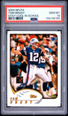 2003 NFLPA STAY COOL IN SCHOOL TOM BRADY PSA 10