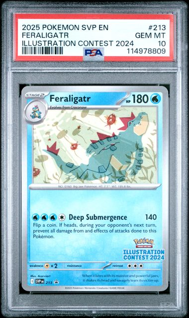 Feraligatr - 213 - Scarlet & Violet Promo - 2025 Pokemon - PSA 10