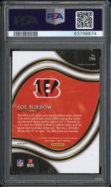 2020 Panini Select #346 Joe Burrow Silver Prizm PSA 106004593246