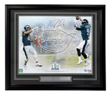 Nick Foles Signed Framed 16x20 Eagles SB52 Philly Special Collage Photo Fanatics