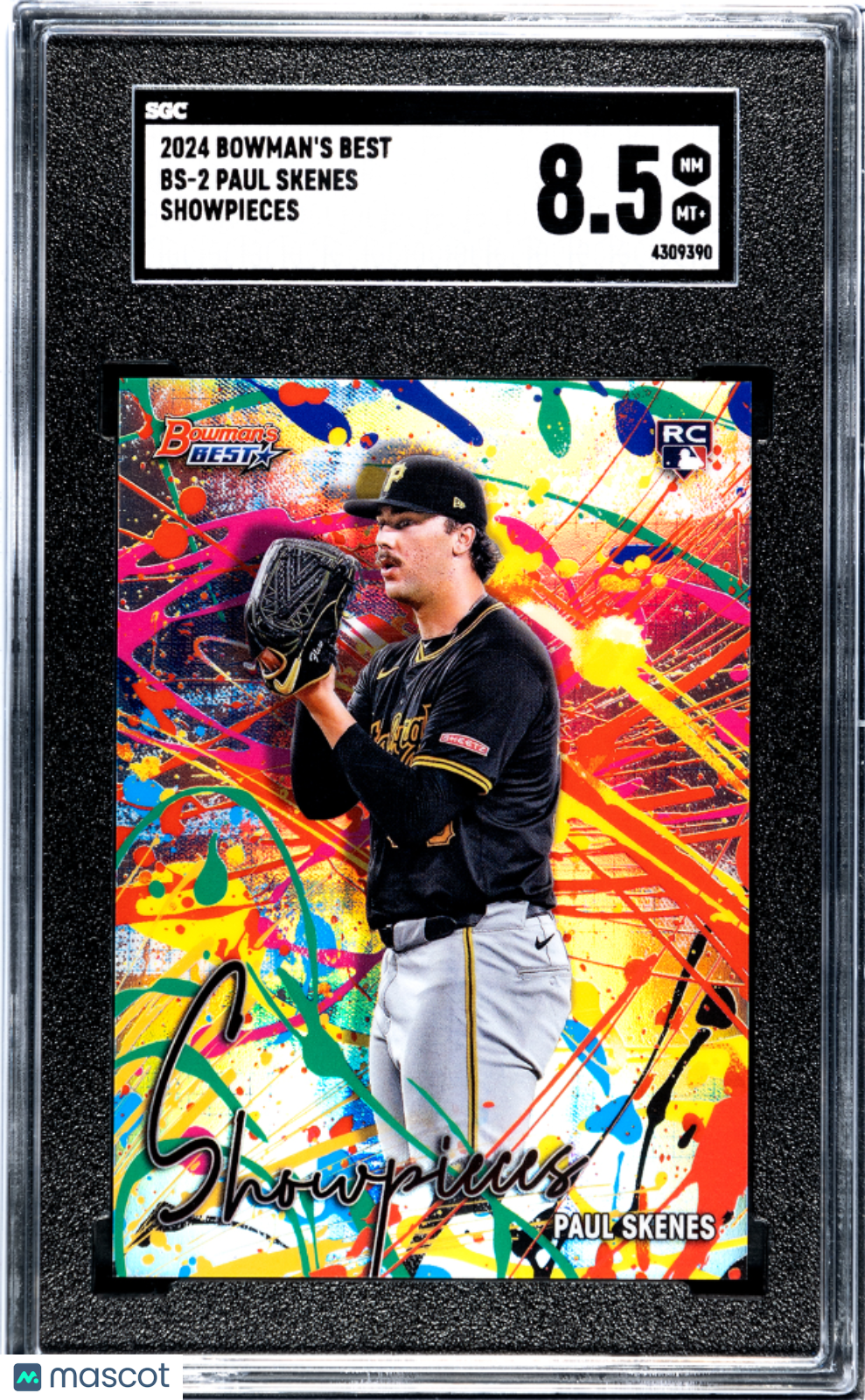 2024 Bowman's Best Paul Skenes #Bs-2 Showpieces Sgc 8.5
