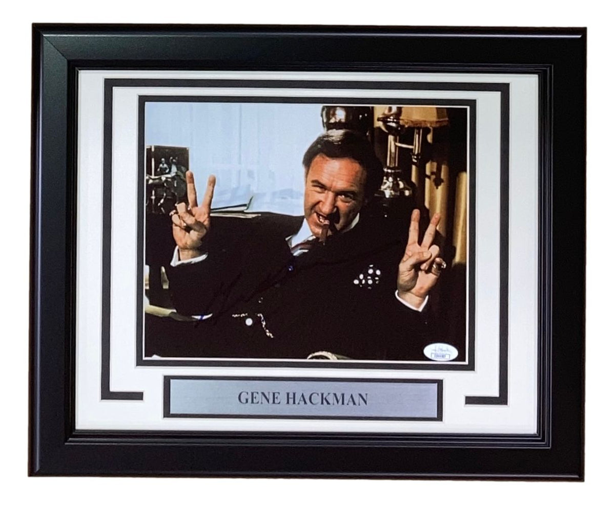 Gene Hackman Signed Framed 8x10 No Way Out Photo 2 JSA