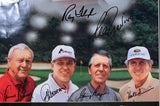 Golf Greats Signed Framed 14x24 Poster Arnold Palmer & More BAS BH78996