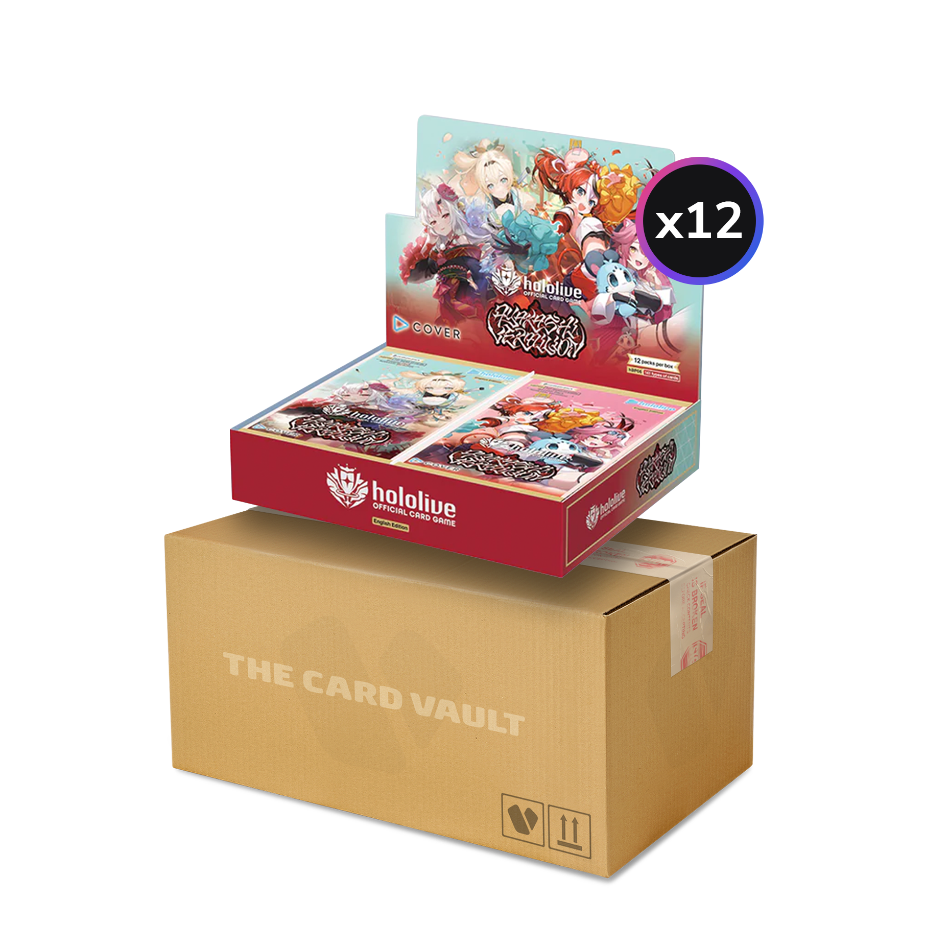 hololive Official Card Game - Ayakashi Vermilion - Display Case (12x Booster Boxes)