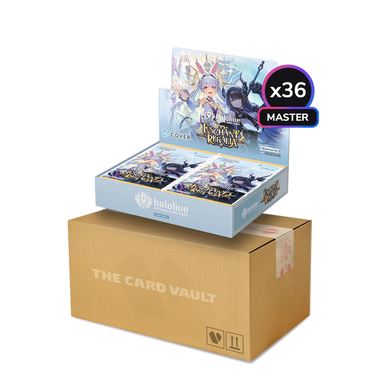 Hololive Official Card Game - Enchant Regalia - Master Display Case (36X Booster Boxes)