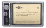 Hulk Hogan Signed 1990 Classic WWF Wrestlemania #11 Trading Card PSA