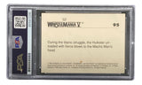Hulk Hogan Signed 1990 Classic WWF Wrestlemania #95 Trading Card PSA
