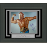 Framed Autographed/Signed Hulk Hogan 16x20 WWE WWF Hulkamania Wrestling Photo Beckett BAS COA #7